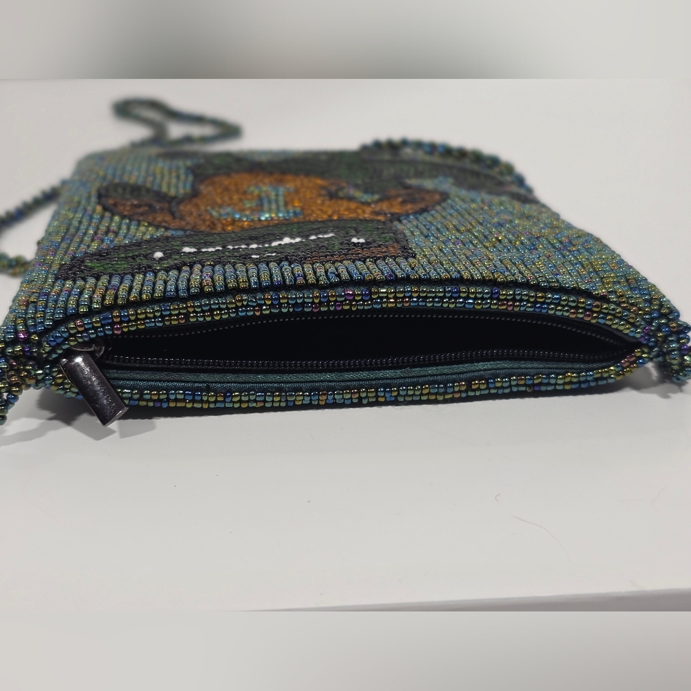 Vintage Florida Gators Beaded Mini Crossbody Bag UF Gator Novelty Purse Y2K Rare - Picture 4 of 8